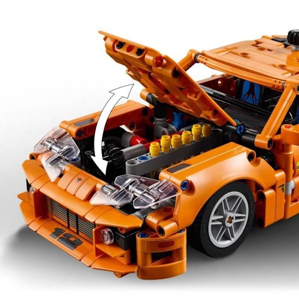 LEGO Technic 42204 Fast and Furious Toyota Supra MK4 - Leksaksbil för pojkar från 9 år och uppåt