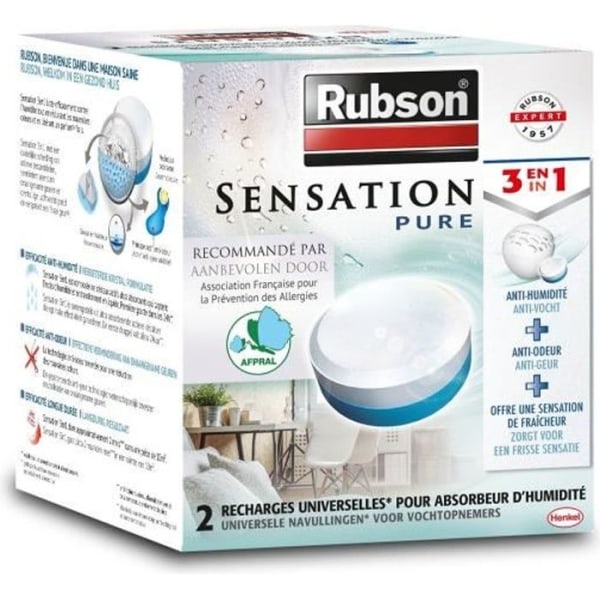 RUBSON Sensation 2 strömflikar 3in1 välbefinnande * 6