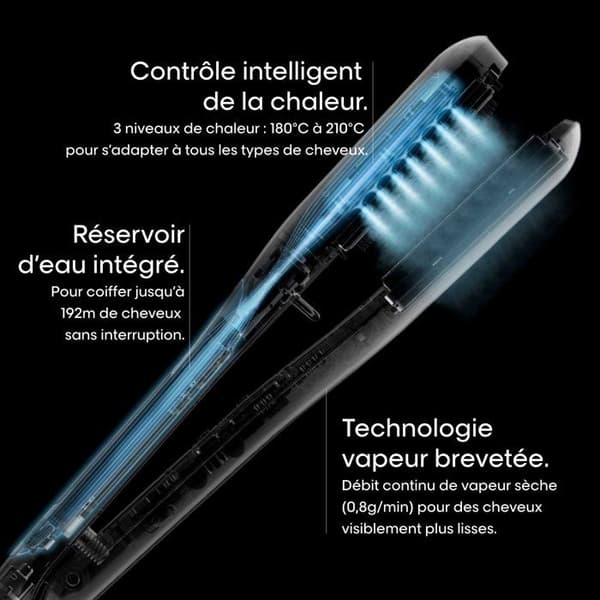 Steampod 3-pack - L'ORÉAL PROFESSIONNEL - Professionell ångplattång + 3-i-1-utjämnande behandling