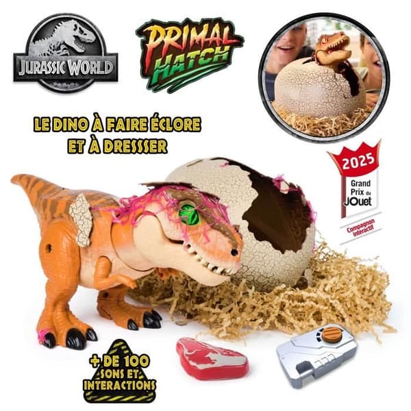 Primal Hatch - T-Rex kläcks - 100 ljud och interaktioner - Från 5 år