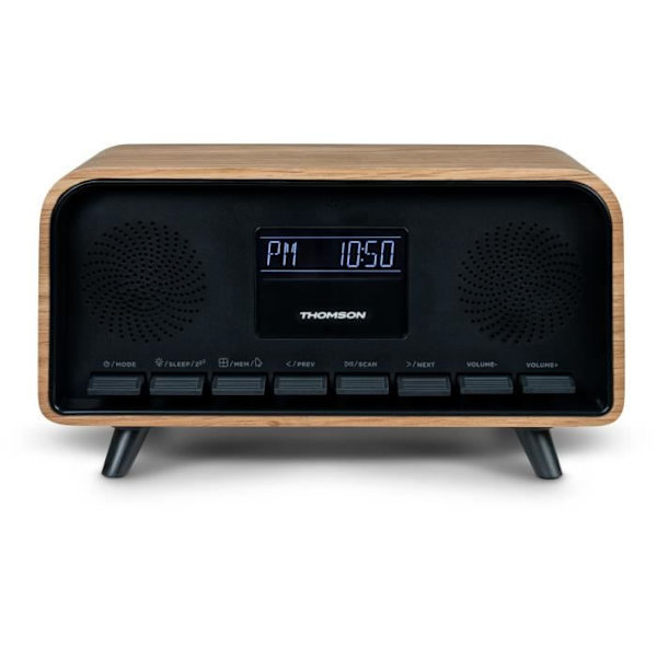 Väckarradio - THOMSON - Bluetooth - DAB - Vintage Cosy-serien