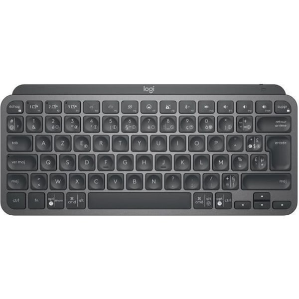 Logitech Wireless Keyboard - MX Keys Mini - GRAPHITE - Kompakt, Bluetooth, bakgrundsbelyst för MAC, iOS, Windows, Linux, Android