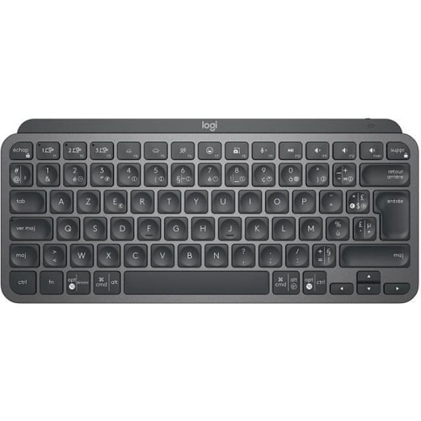 Logitech Wireless Keyboard - MX Keys Mini - GRAPHITE - Kompakt, Bluetooth, bakgrundsbelyst för MAC, iOS, Windows, Linux, Android