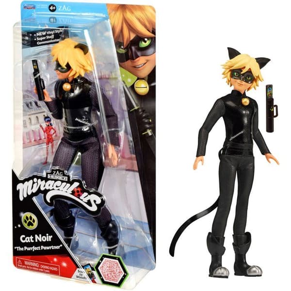 Figur - BANDAI - Mirakulös - Svart Katt - 26 cm