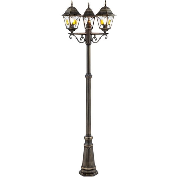 Janel utomhuslampa, dore svart, e27 max 3x60w, glödlampa ingår inte