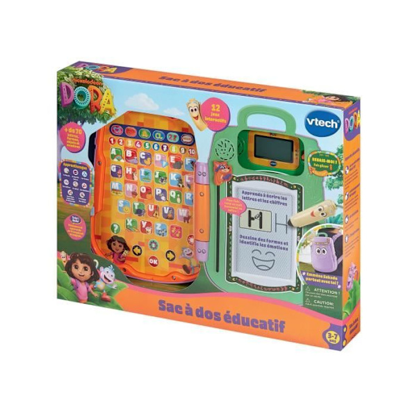 VTECH - DORA - UTBILDNINGSRYGGSÄCK - Flerfärgad
