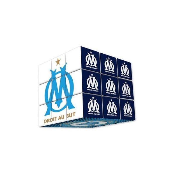 Pussel - 3 x 3 kub - MEGABLEU - Olympique de Marseille - Ålder 7+