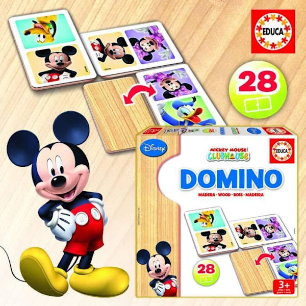 EDUCA - Musse domino i trä
