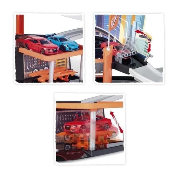 MAJORETTE - Majorette Garage Motor City Plus - från 3 år