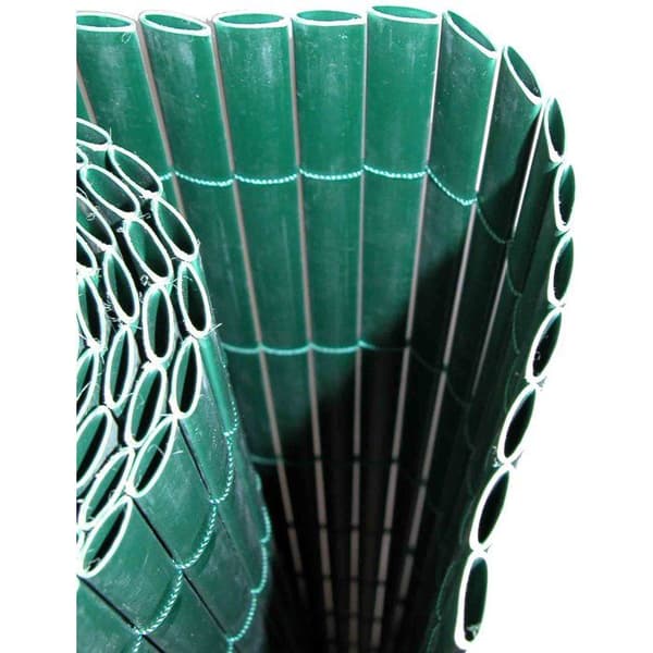 IDEAL GARDEN PVC canisse - Double Face 10 mm - 1 x 3 m - Green