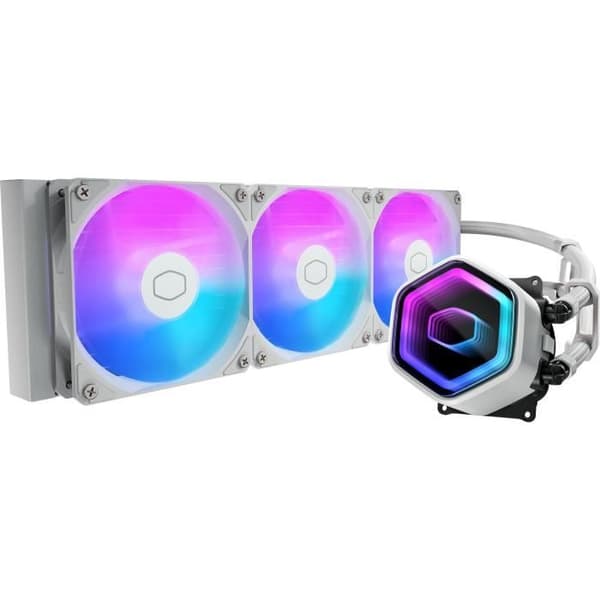 COOLER MASTER - MasterLiquid 360 Core II White Edition - Vattenkylning AIO - 120mm fläktar