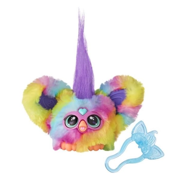 Furby Furblets Ray-Vee electro, Mini elektronisk plyschleksak för flickor och pojkar, från 6 år