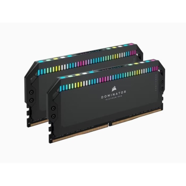 RAM -minne - Corsair - Dominator Platinum RGB DDR5 - 32GB 2x16GB DIMM - 6000 MHz - 1,25V - Svart (CMT32GX5M2X6000C36)