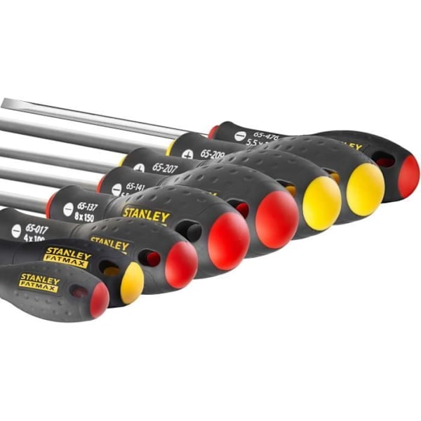 Set med 8 skruvmejslar - STANLEY FATMAX - 0-65-437 - Elektriker + mekaniker + Phillips