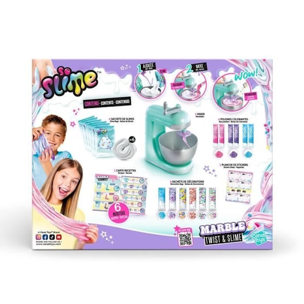 So Slime Sensations - Twist & Slime - Kreativa hobbyer - SSC 229 - Canal Toys