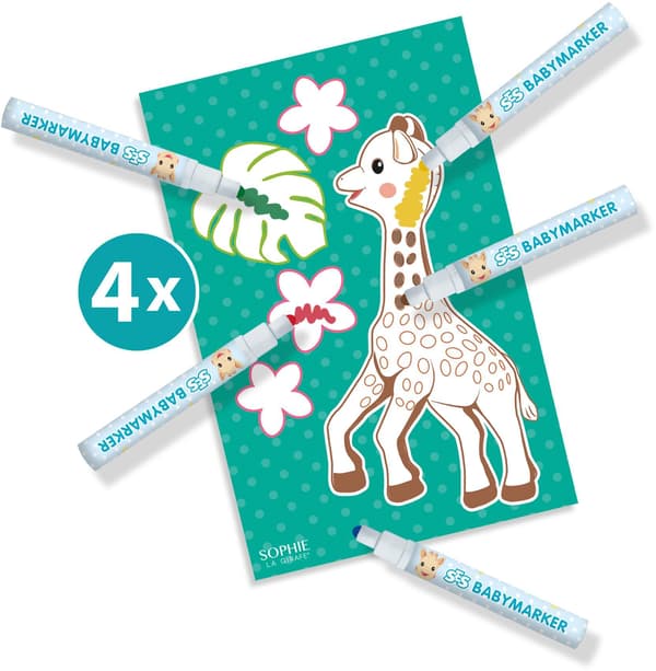 SES CREATIVE - Sophie the Giraffe - Färg och målning