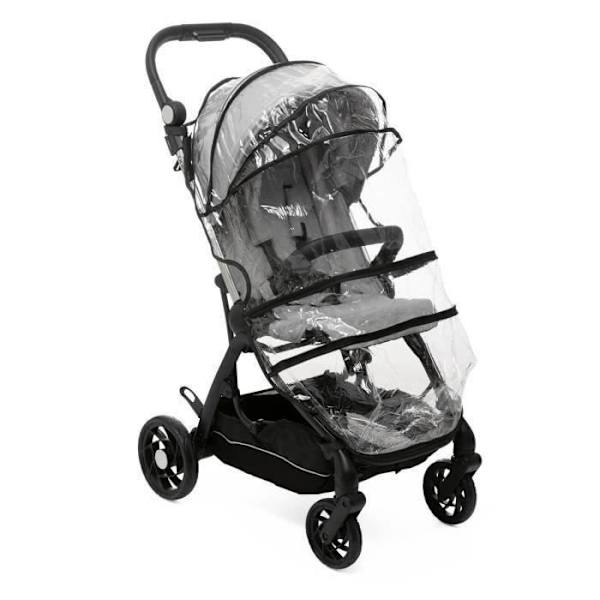 CHICCO One4Ever Silverleaf kompakt vagn - Stadsvagn - Unisex - 0 månader - Födelse - Grå