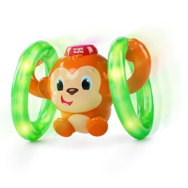 LJUSSTART Little Roll & Glow Monkey