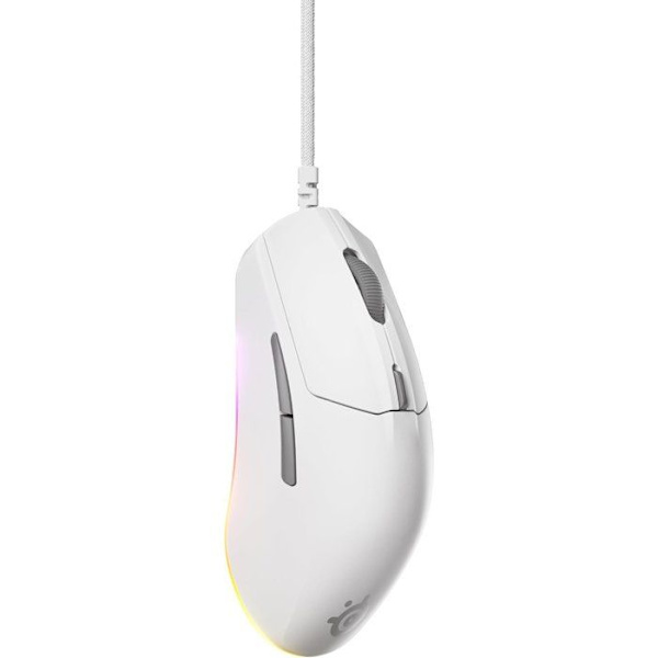 Trådbunden spelmus - STEELSERIES - Rival 3 Gen 2 - Vit