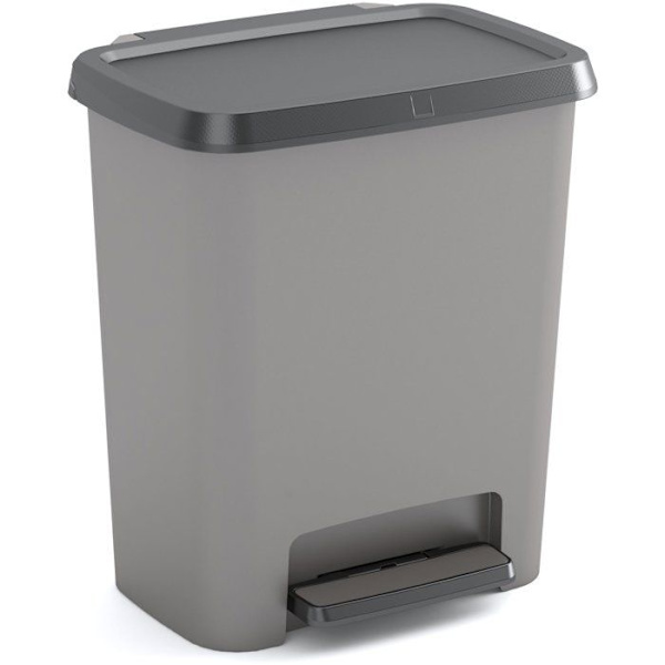Pedalhink - CURVER - COMPATTA - 25 L - Antracitgrå - Polypropylen