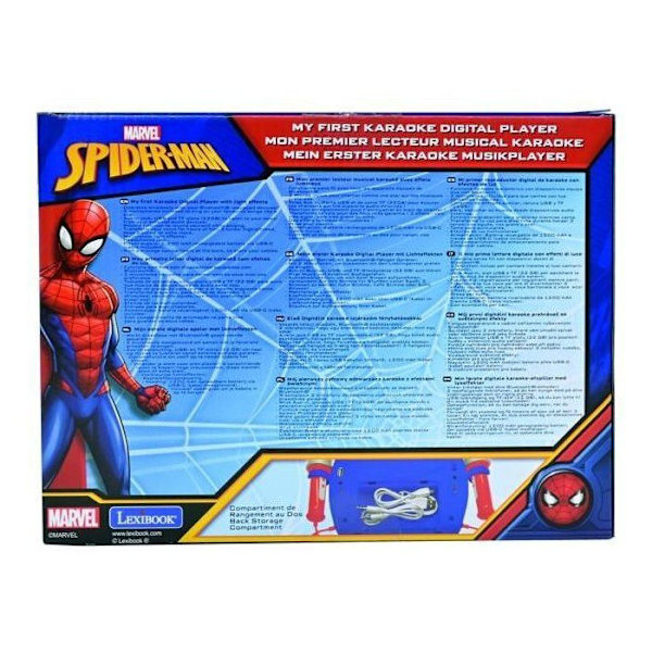 SPIDER-MAN - Bluetooth-högtalare - Ljuseffekter och mikrofoner