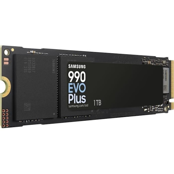Intern SSD - SAMSUNG - 990 EVO Plus 1 TB - NVMe M.2 PCIe 4.0x4 - Läshastighet upp till 7 150 MB/s