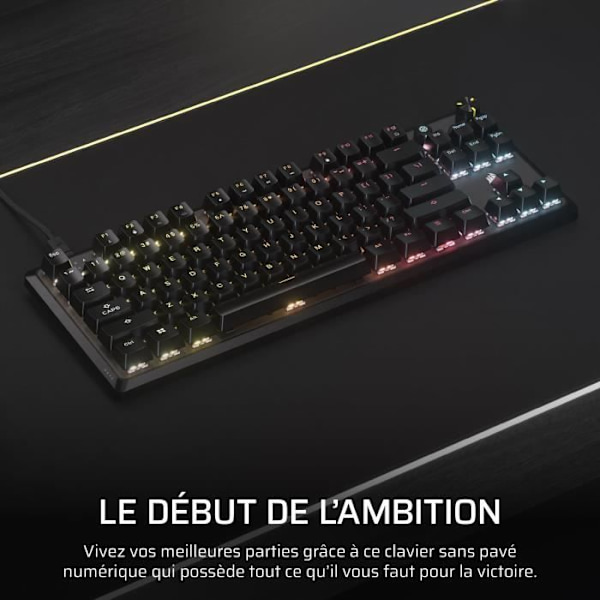 Speltangentbord - CORSAIR - K70 Core TKL - RGB - MLX Red v2 Switchar - Trådbunden