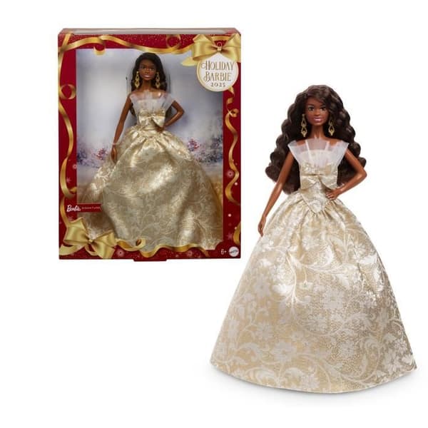 Barbie - God Jul-docka - Brunettdocka - JBH96