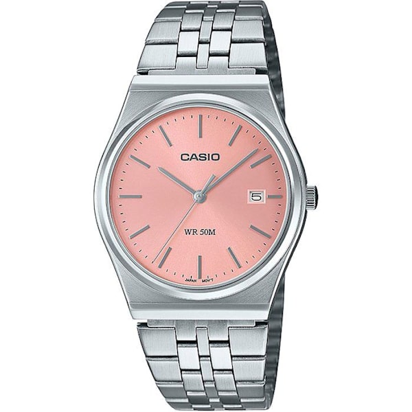 Klocka - CASIO - MTP-B145D - Herr - Rosa - Kvarts - Analog