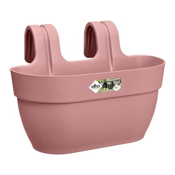 ELHO - Blomkruka - Vibia Campana Easy Hanger Medium - Dusty Pink - Utomhusbalkong - L 24,1 x B 36 x H 26,5 cm