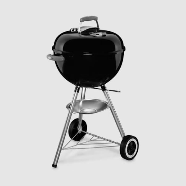 Charcoal skäggcue - WEBER - Classic Vattenkokare - Emaljerat stål - Diameter 47 cm - Integrerad termometer