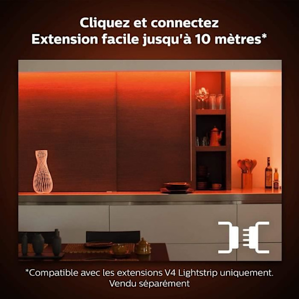 Hue Atmosphere White & Color - Philips - inomhusljusstrips plus - 2 m - Bluetooth