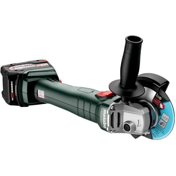 Sladdlös vinkelslip - METABO - B 18 L 9-125 - 18 V - MetaBOX 165 L