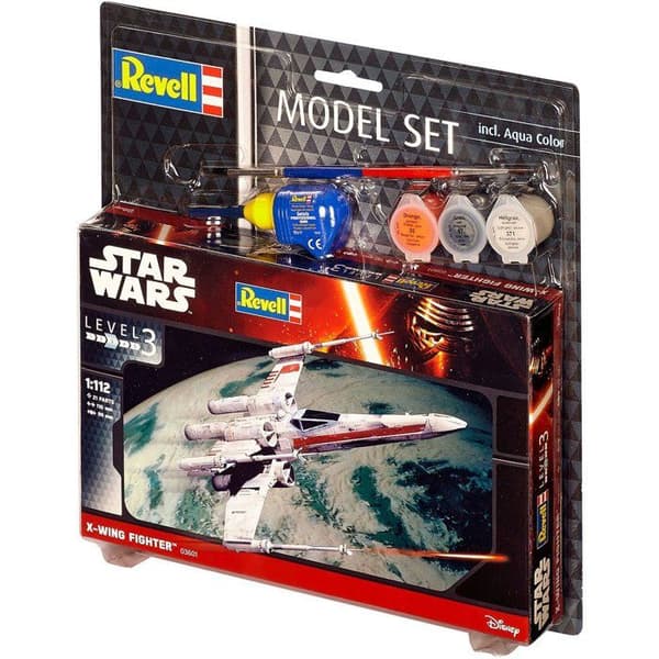 Mfano wa REVELL Star Wars X-Wing Fighter Model Set 63601