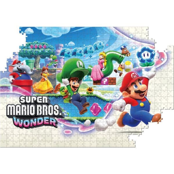 Pussel - VINNANDE TRÄK - Super Mario Wonder - 500 bitar - Från 8 år