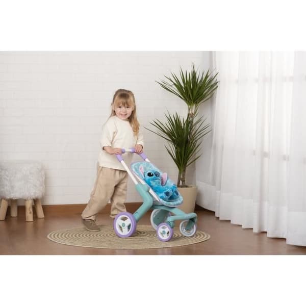 SMOBY - Stitch Barnvagn + Plysch - från 18 månader