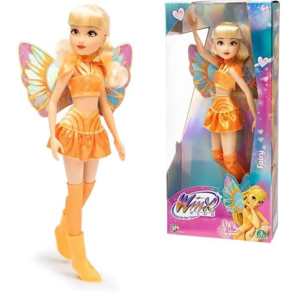 Winx Docka - Fairy Stella Serie - 26 cm - Ålder 3+ - WNX765