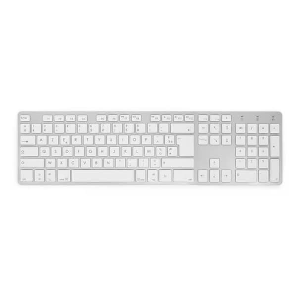 Mobility Lab trådlöst touch-tangentbord för Mac ML300900 AZERTY, Bluetooth + USB-dongel Vit