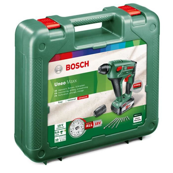 BOSCH Uneo Maxx 18 stans, 1 2,5 Ah batteri