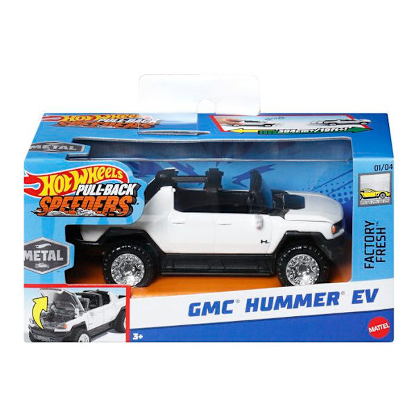 Hot Wheels Pull-Back Fordon - Skala 1/43 - Hot Wheels - HPR70