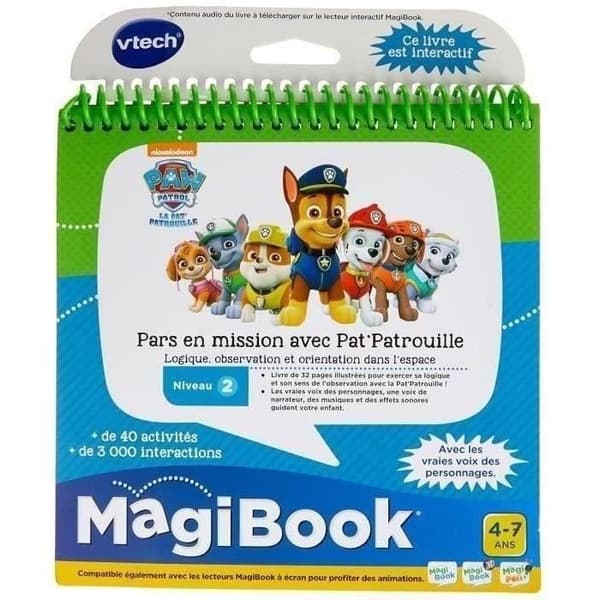 VTECH - Magibook Interactive Book - Gå på uppdrag med Paw Patrol
