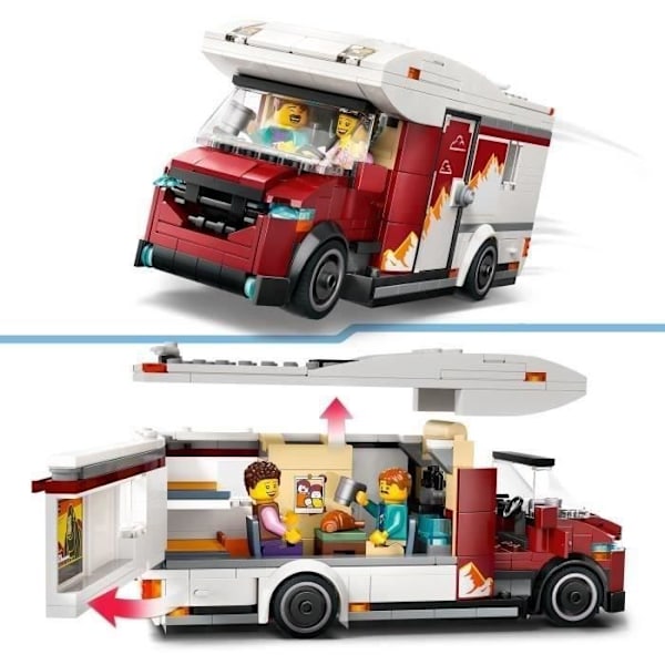 LEGO City 60454 Äventyrshusbil - Byggleksak för pojkar från 6 år och uppåt