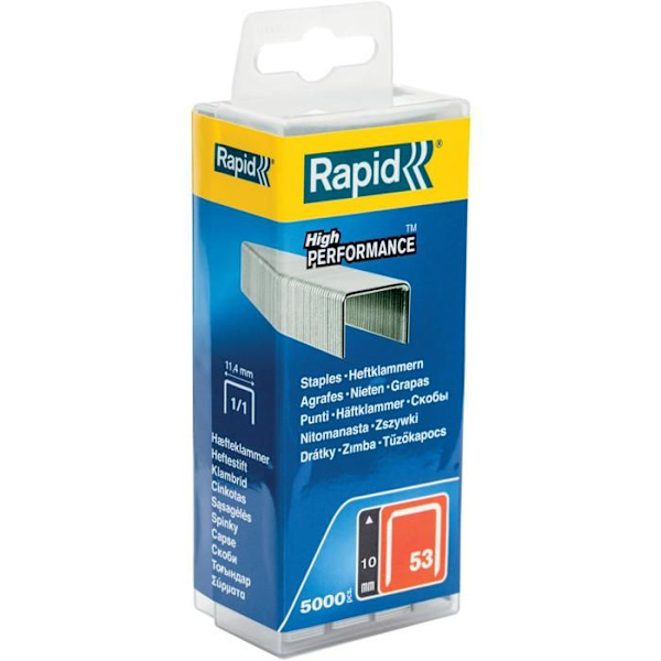 RAPID 5000 häftklamrar n ° 53 Rapid Agraf 10mm