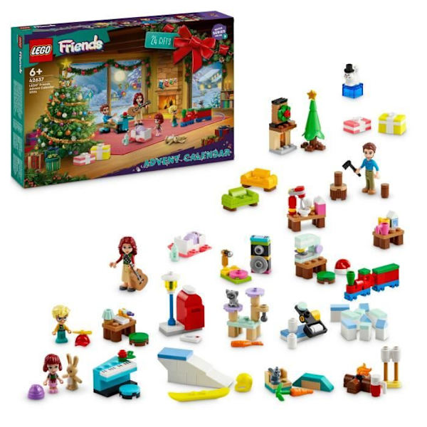 LEGO Friends 42637 Adventskalender 2024 Presenter före jul Innehåller 5 tecken