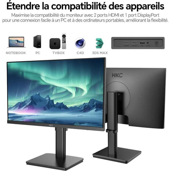 PC-skärm - HKC - 27 - 4K UHD - 60Hz - IPS-panel - 5ms - T2752U