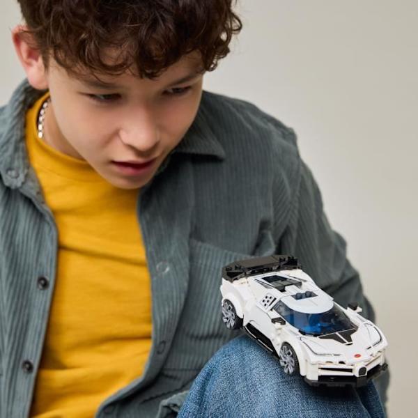 LEGO Speed Champions 77240 Hyperbil Bugatti Centodieci - Leksaksbil för barn 9 år