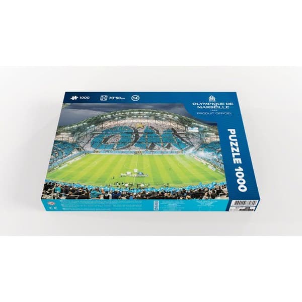 2D-pussel - MEGABLEU - Olympique de Marseille - 1000 bitar - Ålder 14+