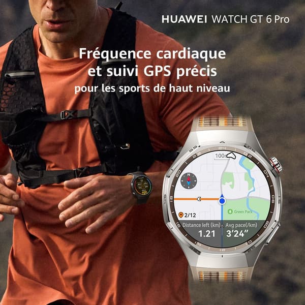 Smartklocka - HUAWEI - Watch GT6 PRO - 46 mm - Svart