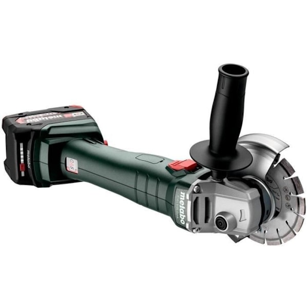 Sladdlös vinkelslip - METABO - B 18 L 9-125 - 18 V - MetaBOX 165 L