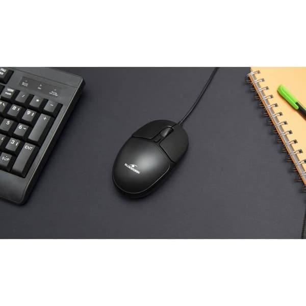 Trådbunden mus - BLUESTORK - OFFICE 10 - PC / Mac - Svart